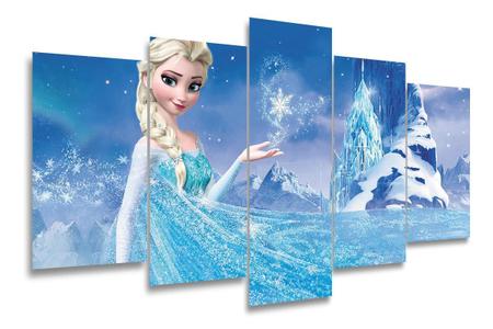 Quadro Decorativo Princesa Frozen Para Quarto Infantil