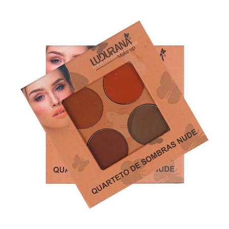 Imagem de Quarteto de sombras nude  matte / ludurana 