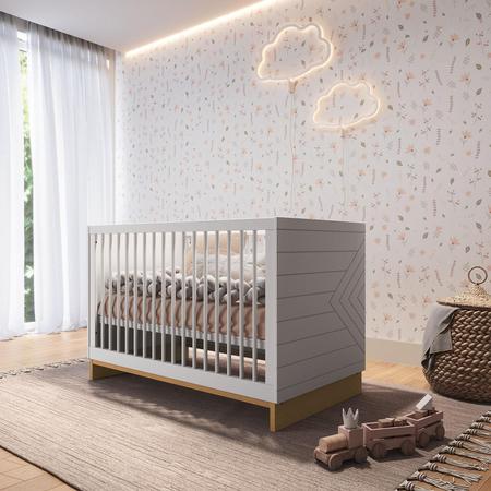 Imagem de Quarto de Bebê 2 Pçs Berço e Cômoda Grande Coleção Cubo