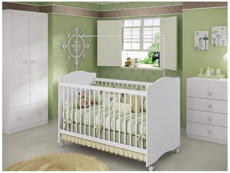 Imagem de Quarto de Bebê Completo com Berço Guarda-Roupa