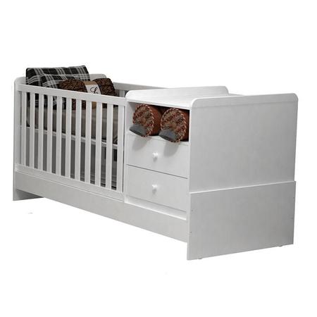 Quarto de Bebê Lívia com Berço Multifuncional Selena Branco Brilho - Phoenix - Phoenix Baby Imagem de Quarto de Bebê Lívia com Berço Multifuncional Selena Branco Brilho - Phoenix