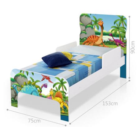 Imagem de Quarto Infantil Estante e Cama Dinossauros no Lago