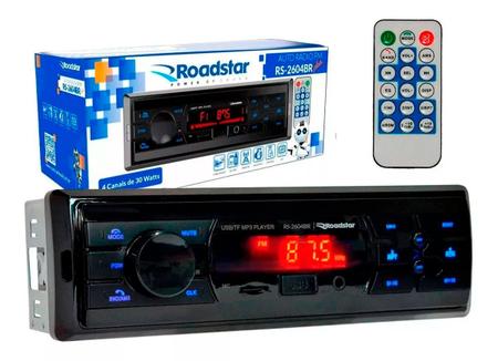 Imagem de Quatro Alto-Falantes B3X60 X Triaxial 6" 50W RMS - Bravox + Roadstar Auto Rádio RS2604BR BT USB MicroSD
