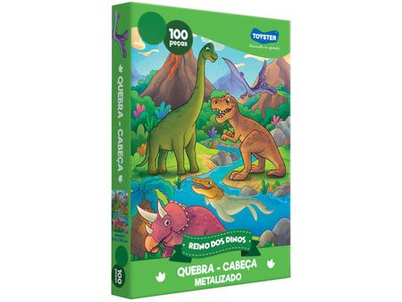 Imagem de Quebra-cabeça 100 Peças Dinossauros