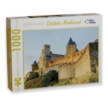 Quebra-cabeça 1000 Peças Castelo Medieval - Pais E Filhos