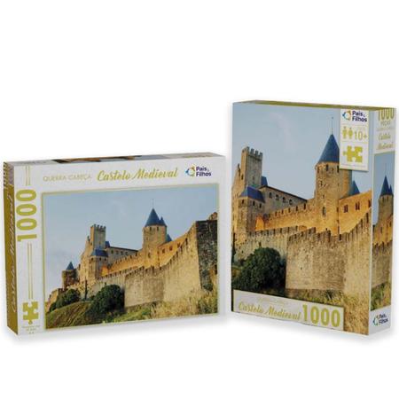 Quebra-cabeça 1000 Peças Castelo Medieval - Pais E Filhos