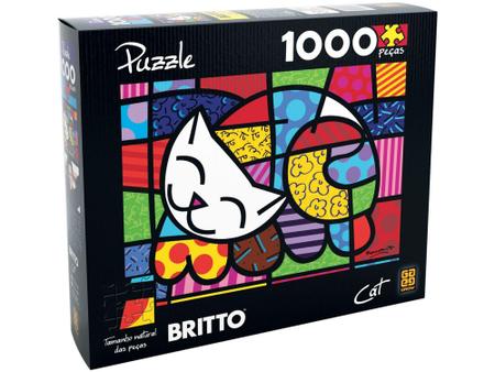 Imagem de Quebra-cabeça 1000 Peças Puzzle Romero Britto - Grow