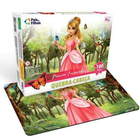 Jogo Quebra Cabeça Infantil Princesas 28 Peças Grandes - Pais e Filhos - Quebra-Cabeça - Magazine Luiza