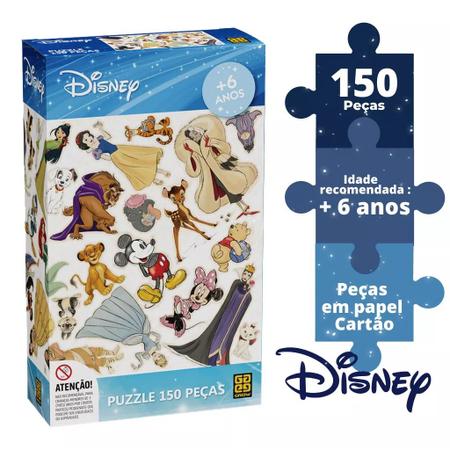 Quebra Cabeça Disney Puzzle 150 Peças Grow 02448