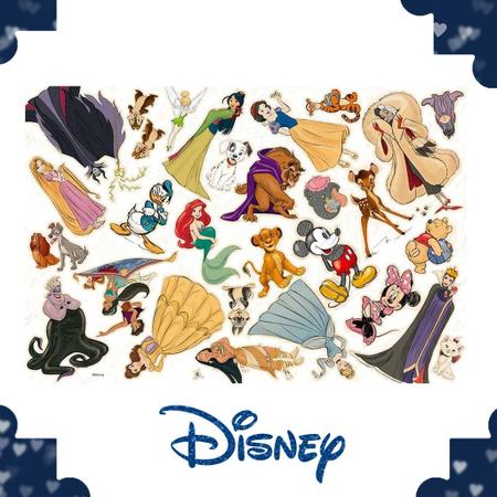 Jogo Quebra Cabeca Disney Personagens 150 Pecas Grow +6 Anos – Papelaria  Pigmeu