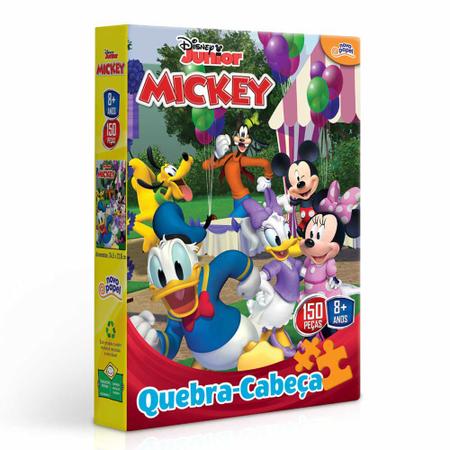 Quebra-Cabeça Mickey Disney Junior 60 Peças - Novo Papel