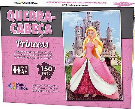 Quebra Cabeça 150 peças Princesa Pais E Filhos - Shopel Papelaria