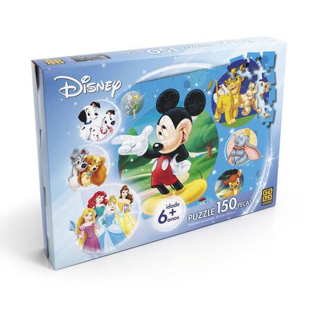 Quebra Cabeça Puzzle 150 Pçs Disney - Grow