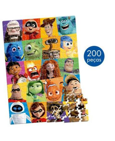 Imagem de Quebra Cabeça 200 Peças Disney Pixar Toyster