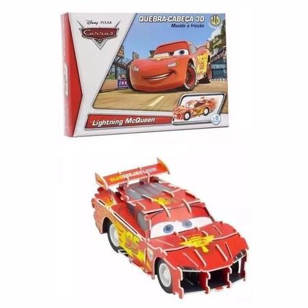 Brinquedo Quebra-Cabeça 3d Carros Disney - RED em Promoção na