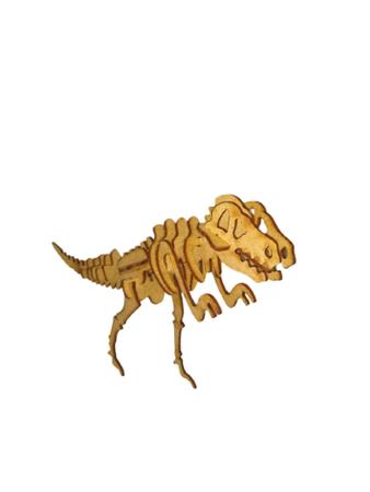 Jogo Quebra Cabeça 3D Dinossauros em MDF (Uriarte)