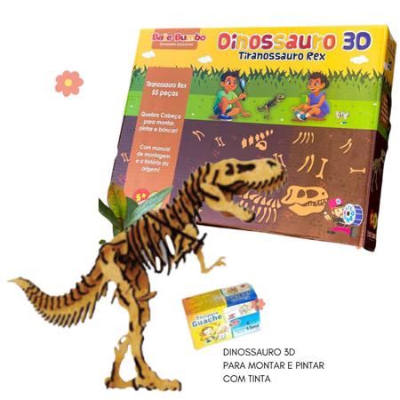 DINOSSAUROS - QUEBRA-CABEÇA 3D