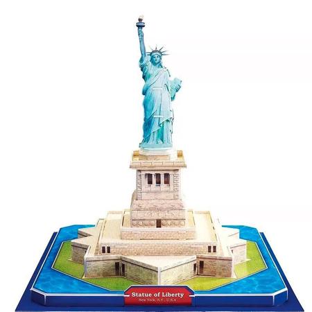 Imagem de Quebra cabeça 3D Estatua da Liberdade 39 peças - Brinquedos Chocolate