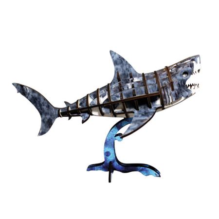 Quebra-Cabeça 3D - Tubarão - 500 Peças - Multikids - superlegalbrinquedos