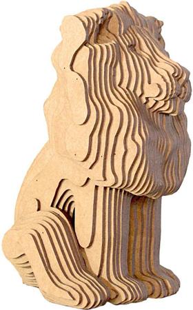 Imagem de Quebra Cabeça 3D Leão Decoração Ornamento Enfeite
