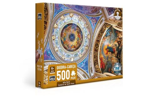 Quebra Cabeça Puzzle Arte Sacra 500 Peças 2842 - Toyster - Quebra Cabeça -  Magazine Luiza