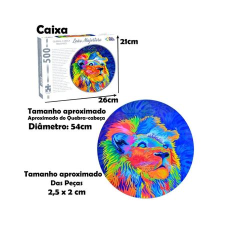 Kit Com 2 Quebra-Cabeças De 500 Peças Temas Paisagens Mundo - Pais e filhos  - Quebra Cabeça - Magazine Luiza