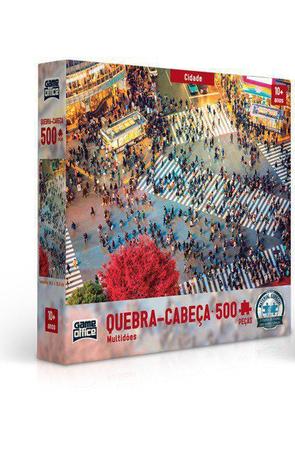 Imagem de Quebra-Cabeça 500 Peças Multidões - Cidade - Toyster