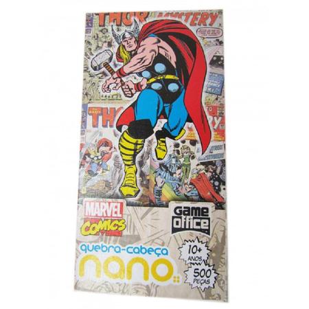Imagem de Quebra-Cabeça 500 Peças Nano - Marvel Comics - Thor