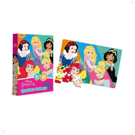 Brinquedo Infantil Quebra-Cabeça Disney Princesas Toyster