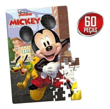 Imagem de Quebra Cabeça 60 Peças Mickey Infantil