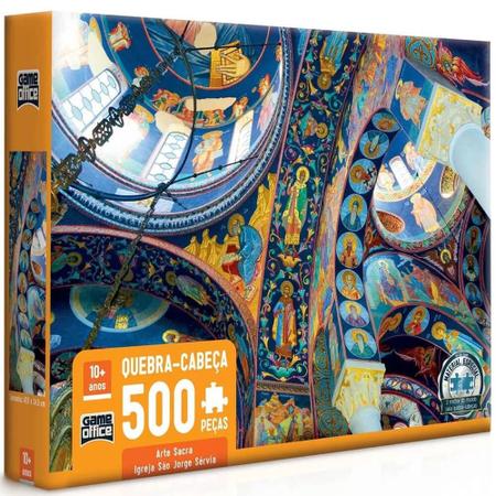 Puzzle Quebra Cabeça 500 Peças Arte Sacra Toyster Original