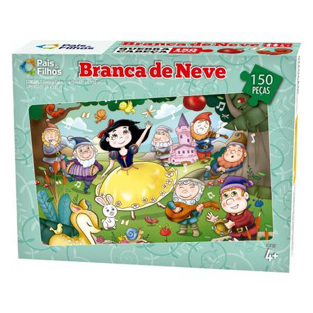 Jogo Quebra Cabeça Princesas 28 Peças Pais & Filhos +4