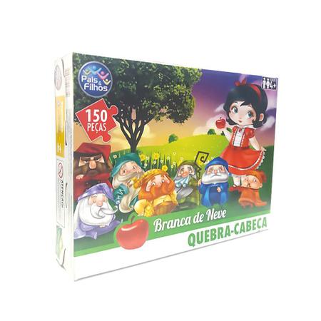 Quebra-Cabeça Infantil - 150 Peças - Branca de Neve - Pais e Filhos