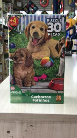 Quebra Cabeça 30 Peças Grow - Cachorros Fofinhos - News Center Online -  newscenter