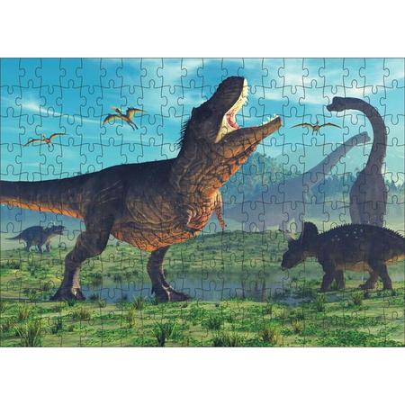 Jogo 4 Quebra Cabeça Dinossauros Infantil C/ 12 Peças - Decoraset.com