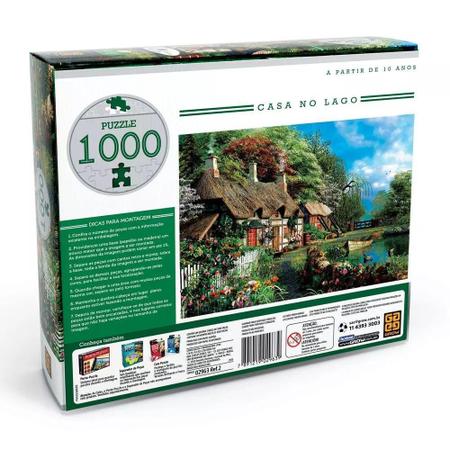 Imagem de Quebra-Cabeça Casa no Lago 1000 Peças - Grow
