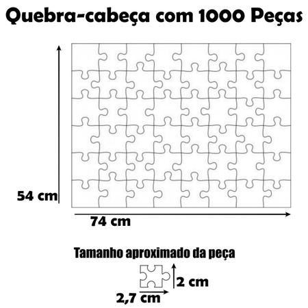 Imagem de Quebra-Cabeça Cataratas Do Iguaçu 1000 Peças Desafio Montar