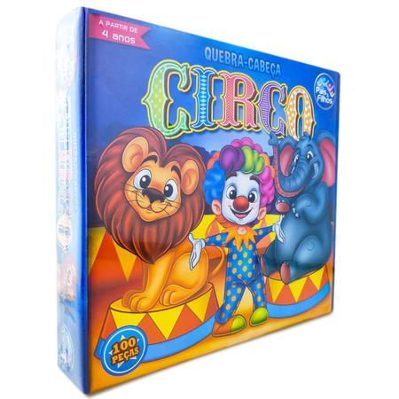 Jogo Quebra-Cabeça: Circo - 100 Peças Pais & Filhos - Quebra-Cabeça -  Magazine Luiza