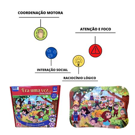 Jogo Quebra Cabeca Primeiras Contas +4 Anos 48 Pecas - Brincadeira de  Crianca - Quebra-Cabeça - Magazine Luiza