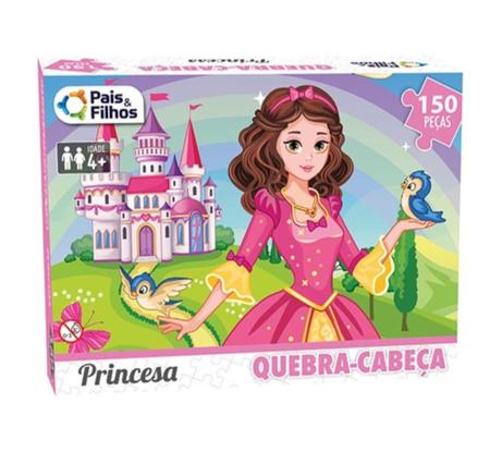 Jogo Quebra Cabeça Infantil Princesas 28 Peças Grandes - Pais e Filhos - Quebra  Cabeça - Magazine Luiza