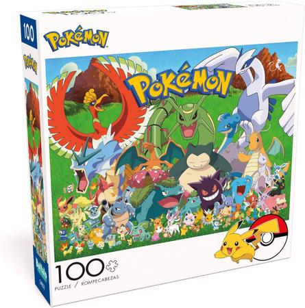 Jogo quebra-cabeça Pokemon - Parceiros: Planta, Fogo, Água - 100 peças -  Buffalo Games - Quebra Cabeça - Magazine Luiza