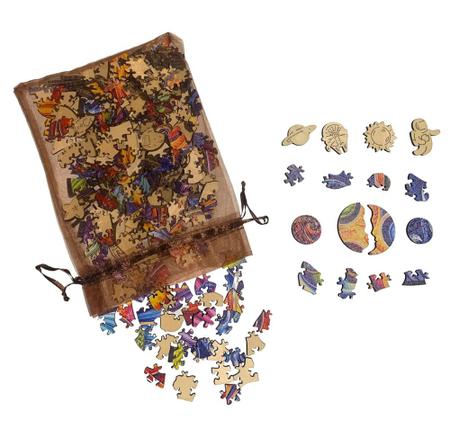 Puzzles 3D Mandala Lion Madeira, Brinquedos Surpresa, Quebra-cabeças De  Madeira, Jogos Criativos, Animais Redondos, Caixas