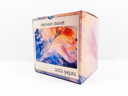 Quebra-cabeça dificil para adultos linha Abstract Secret 252 peças - Grey