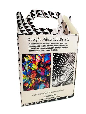 Quebra-cabeça dificil para adultos linha Abstract Secret 300 peças - black  - Reidopendrive - Quebra Cabeça - Magazine Luiza