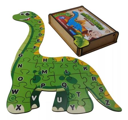 Jogos Infantis Quebra Cabeça Brinquedos Educativo Dinossauro