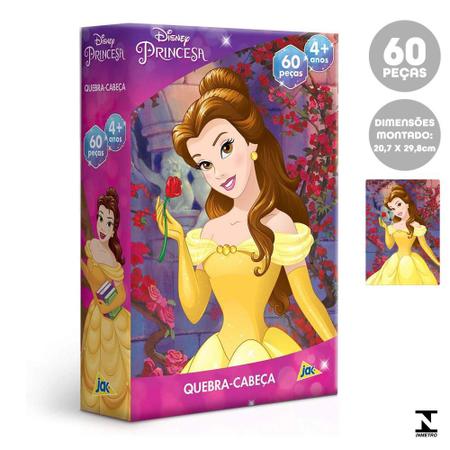 Quebra-Cabeça - Disney - 350 Peças - Princesas - Grow