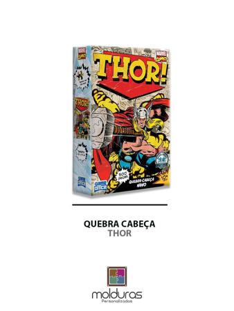 Imagem de Quebra cabeça disney thor 500 peças com moldura e petg