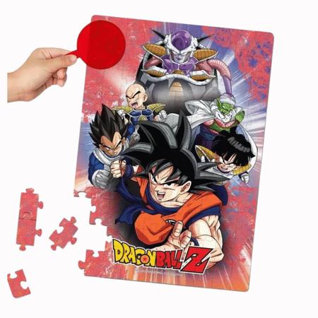 Imagem de Quebra-Cabeça Dragon Ball Z 100 Peças Lente Magica Elka