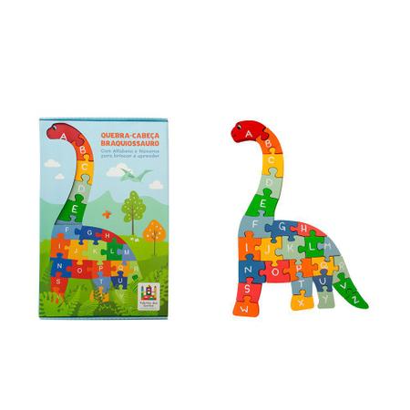 Coleção Alfabetizar Dinossauros - Números - Brinquedo Educativo de