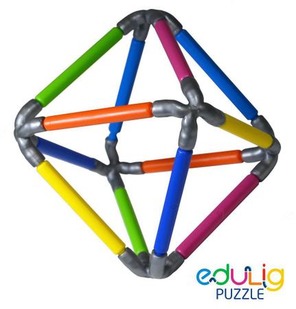 Quebra-cabeça Edulig Puzzle 3D Mini Sólidos Platônicos - 296 peças e -  Edulig, Kits pedagógicos e lúdicos, Puzzles 3D